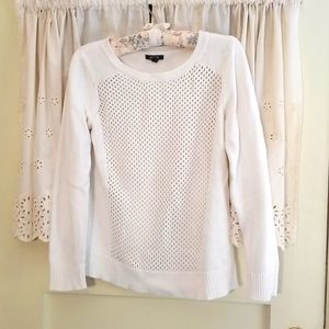 White loose knit medium Apt 9 sweater